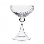 Venetia Coupe Champagne 6\ Color 	Clear
Capacity 	190ml / 6½oz
Dimensions 	6\ / 15cm
Material 	Handmade Crystal
Pattern 	Venetia